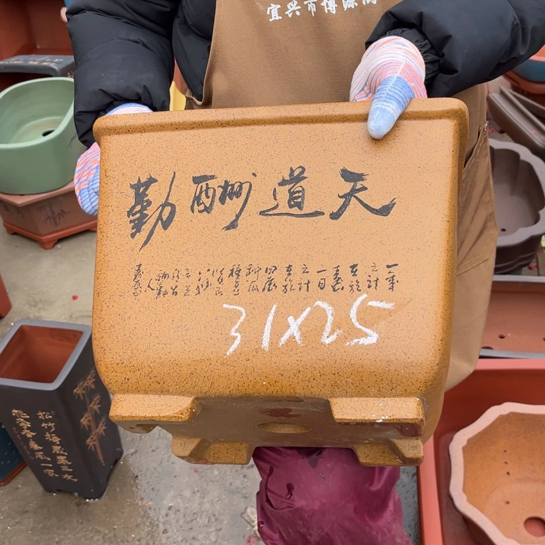紫砂花盆盆景艺术