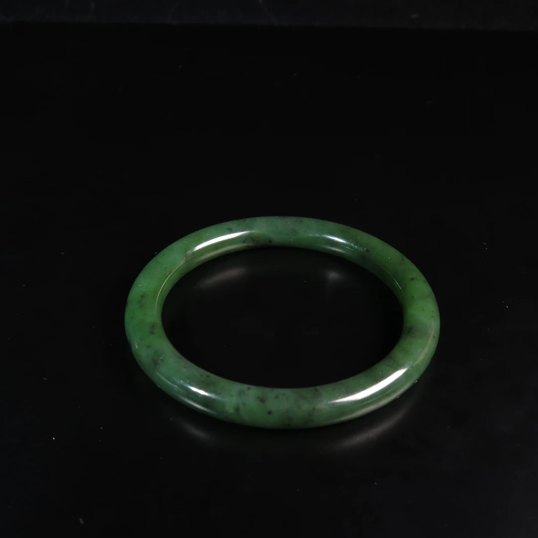 民国碧玉手镯/MZ086269/和田玉/民族文物