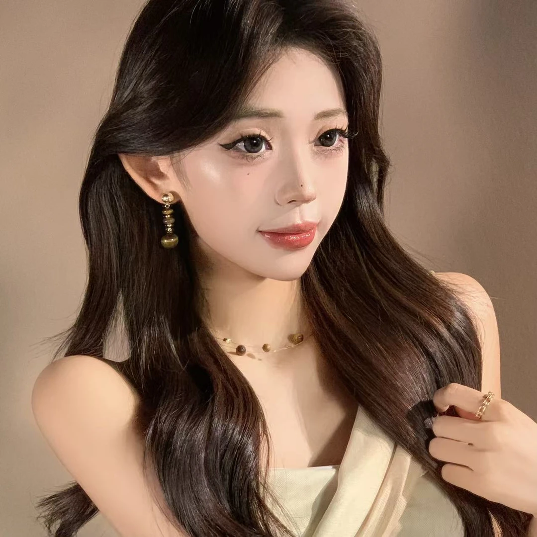 FULL GIRLISH耳环00488复古气质时尚耳钉耳饰