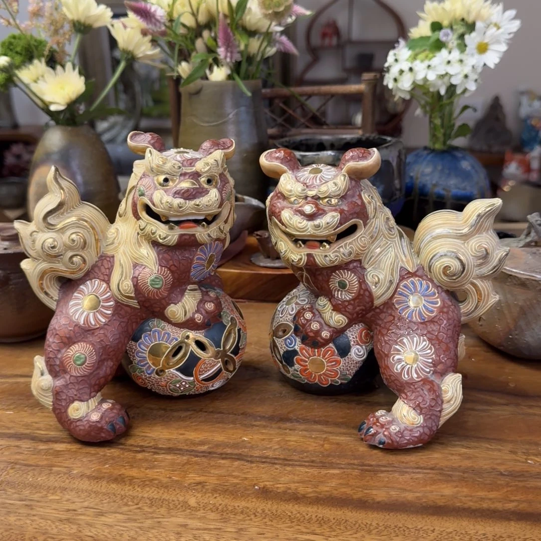 山***夫九古烧唐狮一组福利一口价