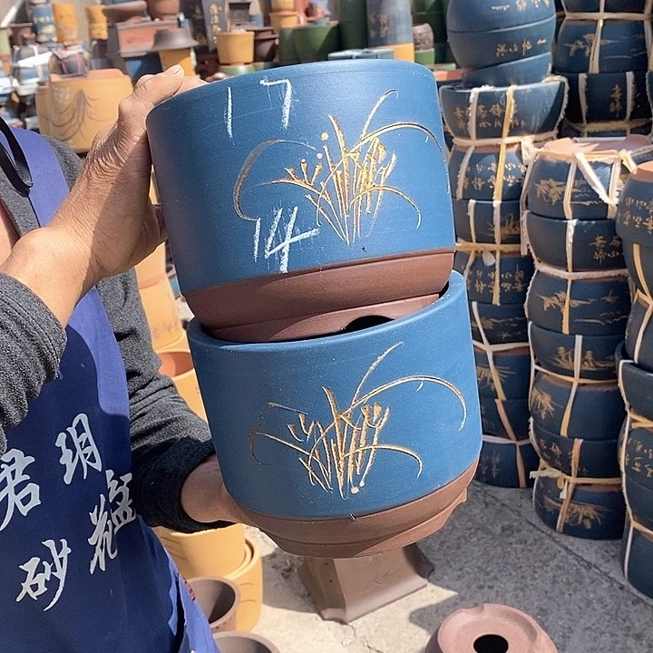 紫砂花盆紫砂花盆