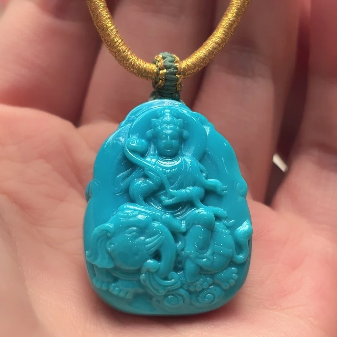 绿松石未镶嵌颈饰