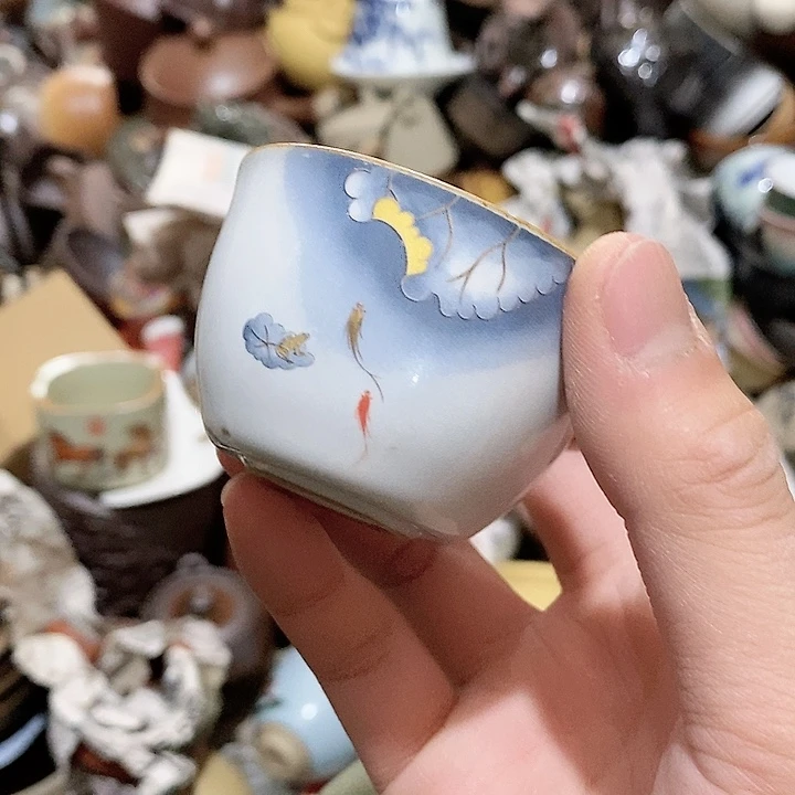 瓷片荷花的小尾巴都可以