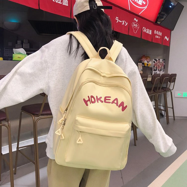 日系ins大容量双肩背包女可爱百搭轻便背包小学生上课书包初高中