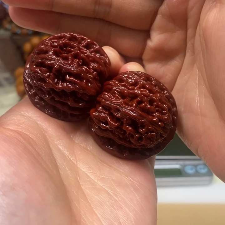 文玩核桃吊坠四座楼