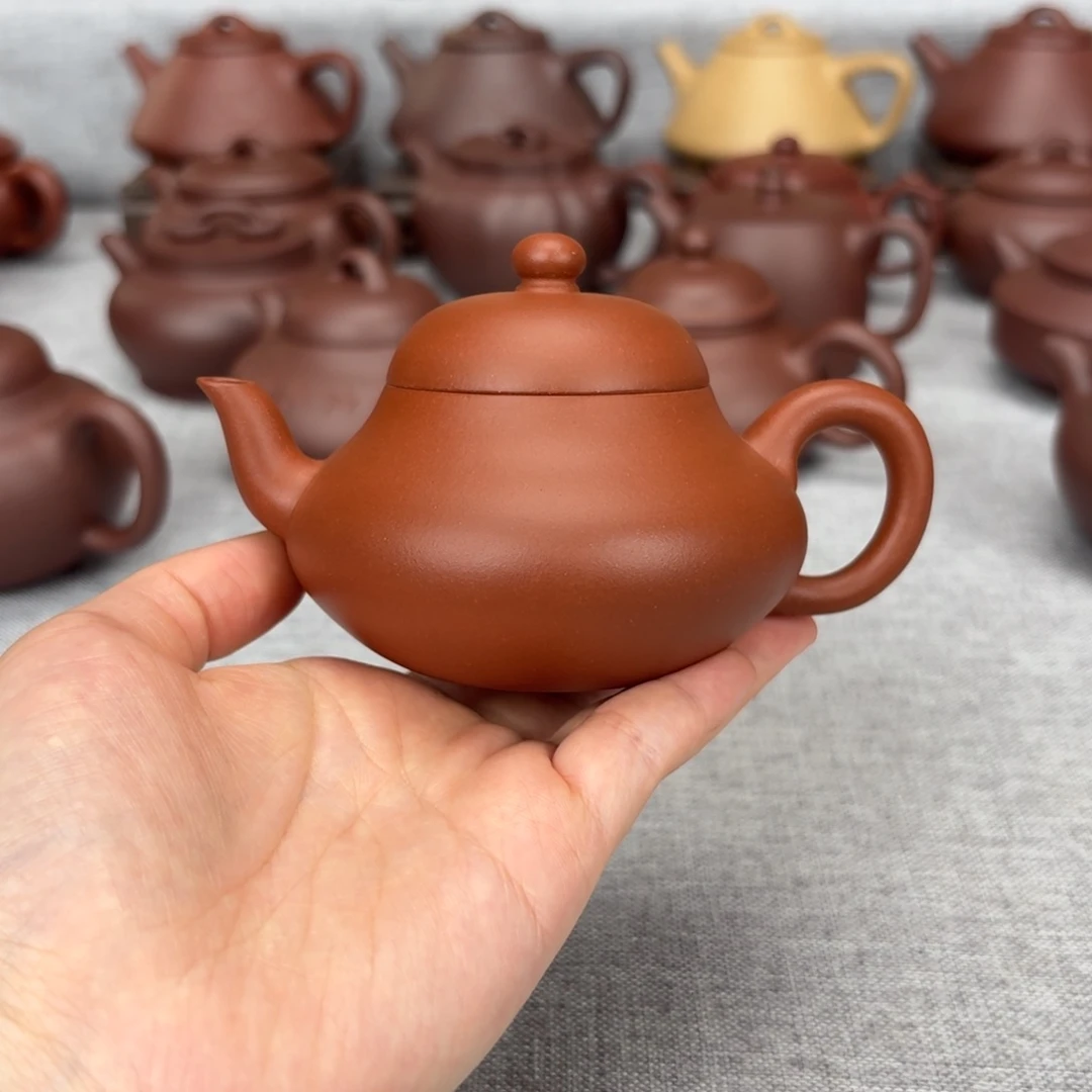 茶壶紫砂顺*小红泥 梨形壶150毫升