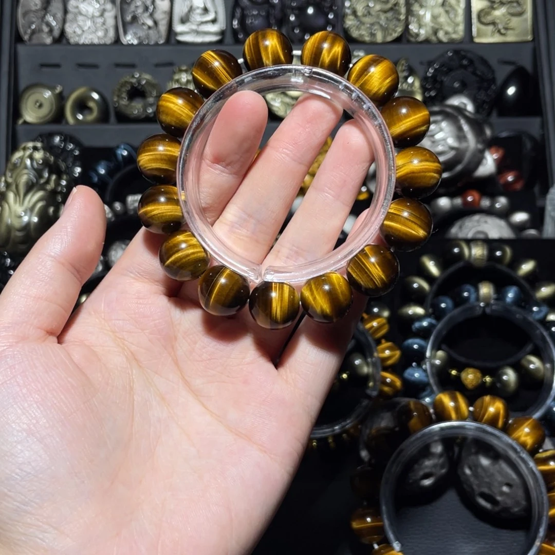 未镶嵌木变石（虎睛石）珠宝奇石郭****づ