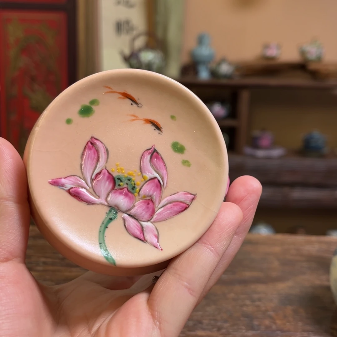 柴烧手工手绘陶瓷