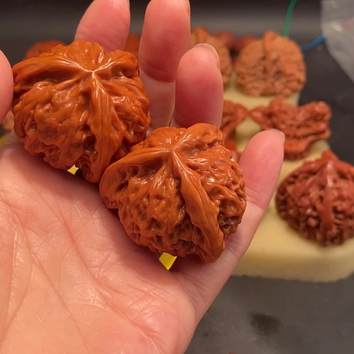 努***行吊坠猴头核桃工艺核桃
