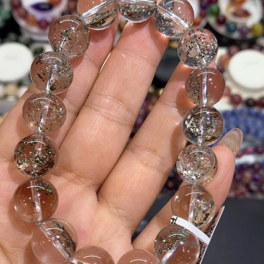 水晶手链未镶嵌黄同矿12