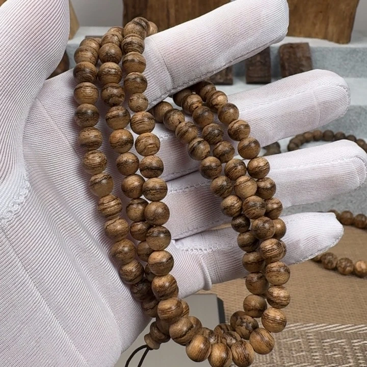 沉香手串西马多圈沉香手串0.7规格12.4克