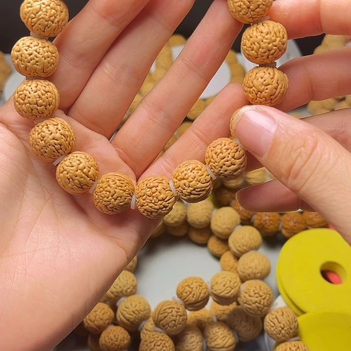 蓝***天桃核吊坠桃核手串