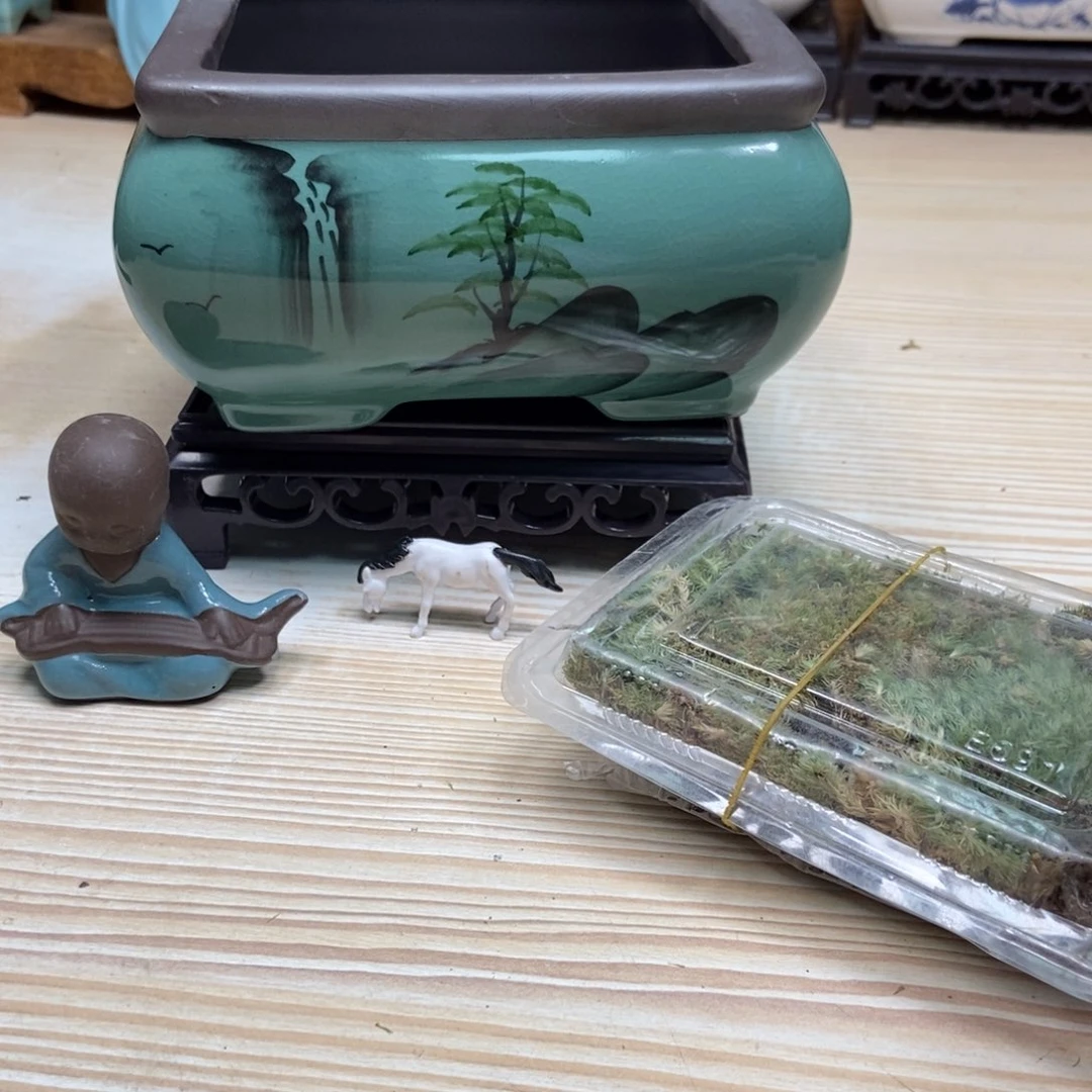 瓷片陶瓷花盆陶瓷艺术