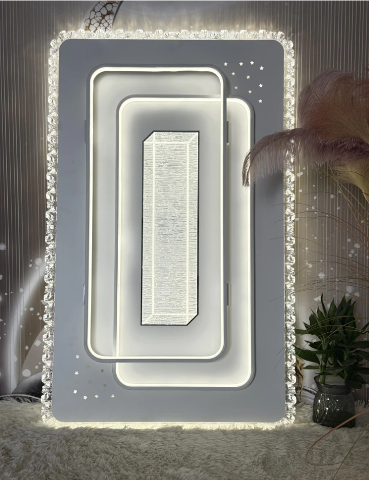 《东宝》水晶客厅灯现代简约大气豪华超亮高档全屋灯具中山灯具