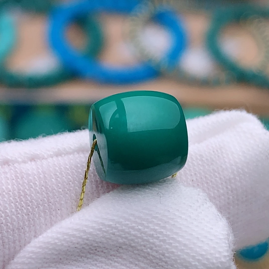 未镶嵌绿松石珠宝奇石9.2mm