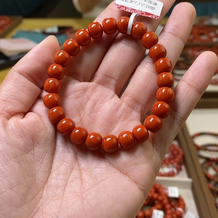 未镶嵌卡8+南红玛瑙