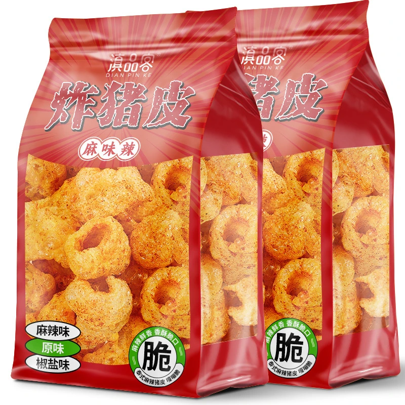 云南炸猪皮油炸麻辣酥脆即食泰式泡皮猪肉傣味干货零食小吃下酒菜