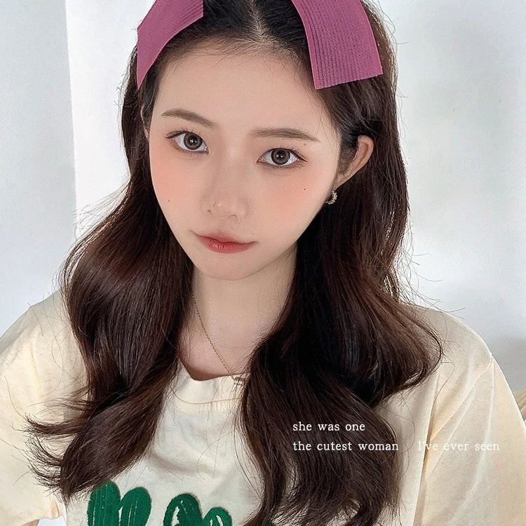 新款网红彩色粘发帖刘海懒人发贴粘碎发整理头顶大人魔术贴女头发