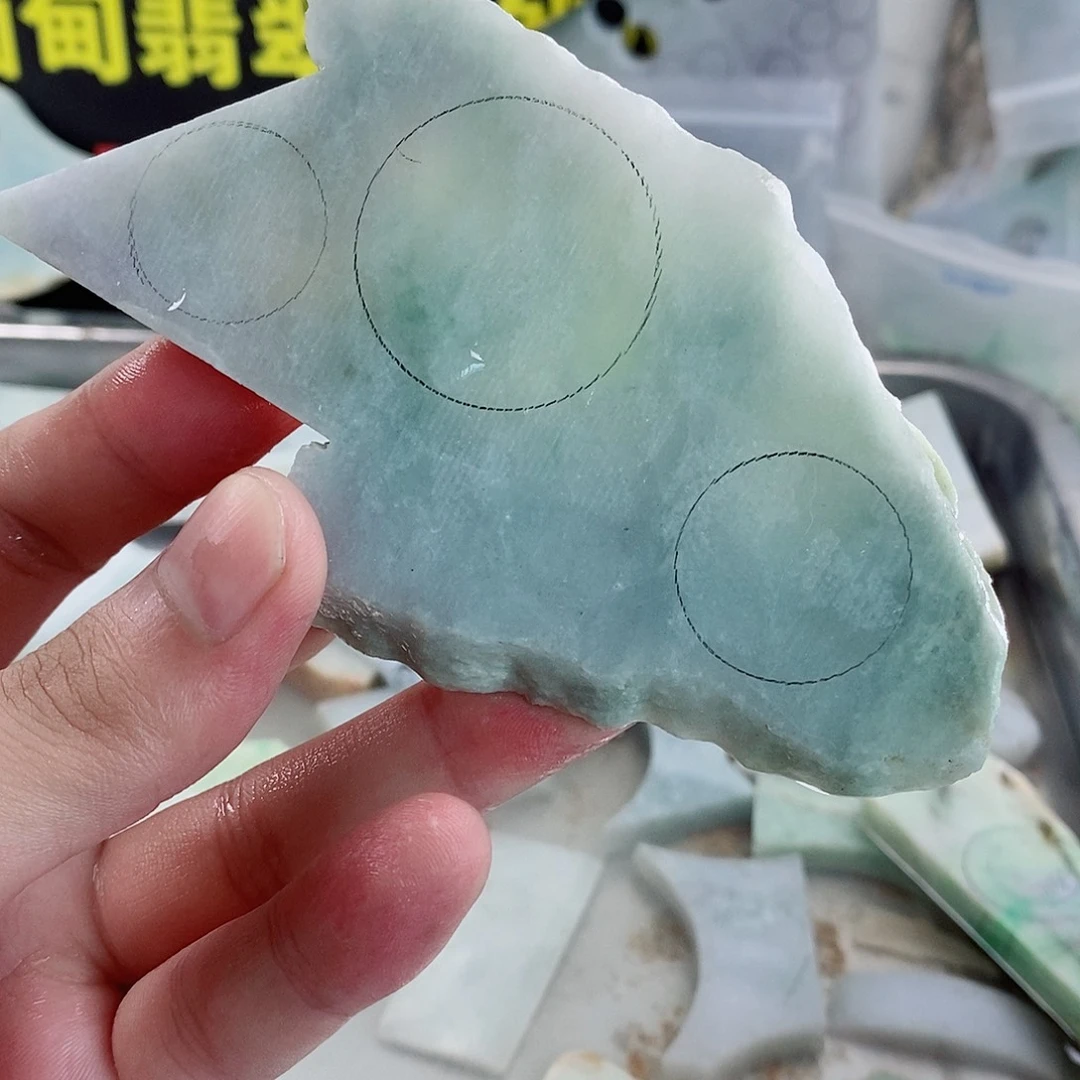 散珠翡翠天然缅甸翡翠a货25