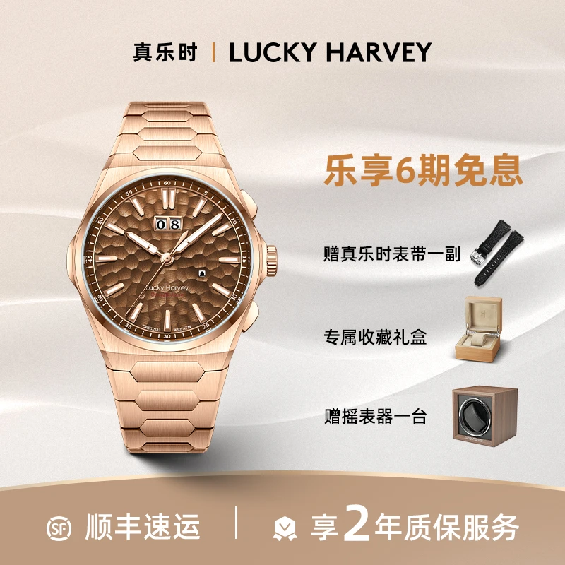 真乐时自鸣锤纹腕表 Lucky Harvey 报时限量全自动机械表手表男士商品图
