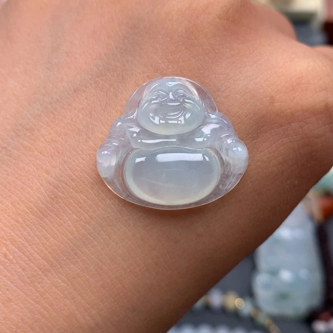 颈饰未镶嵌翡翠佛公