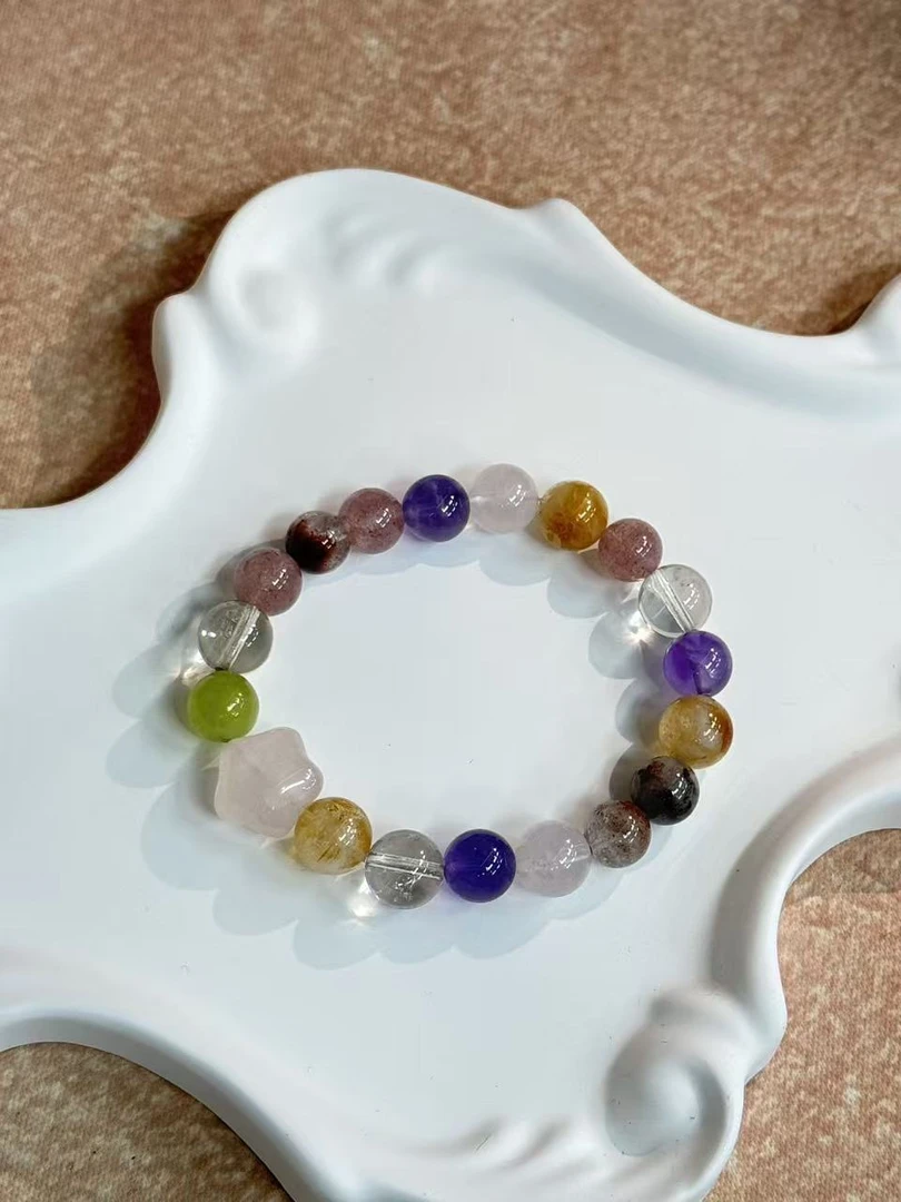 9541 【横星】水晶单圈多宝手串