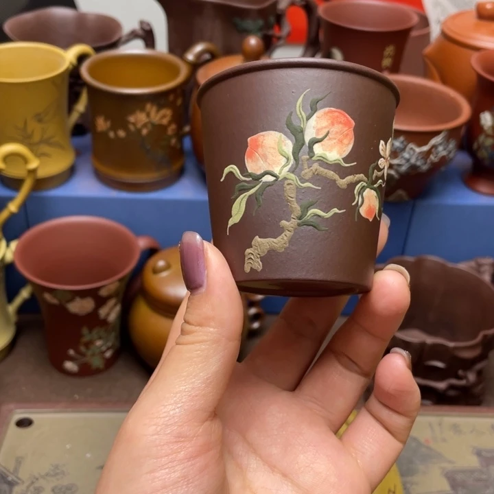 紫砂茶杯紫砂主人杯