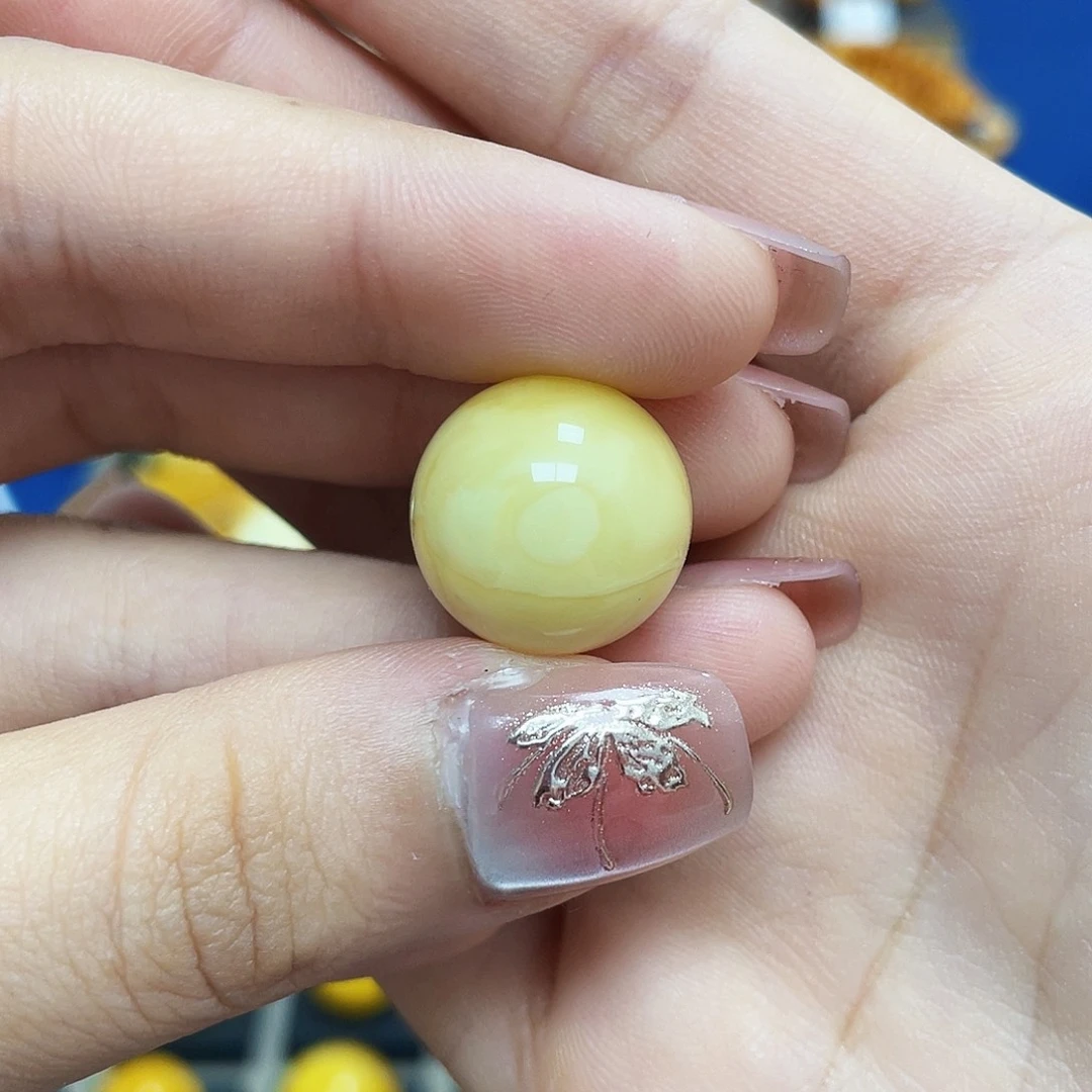 未镶嵌蜜蜡珠宝奇石17mm瑕