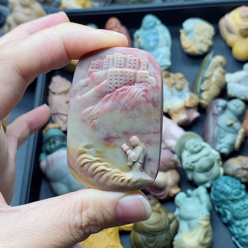 【闪购商品】定制石英质玉吊坠未镶嵌