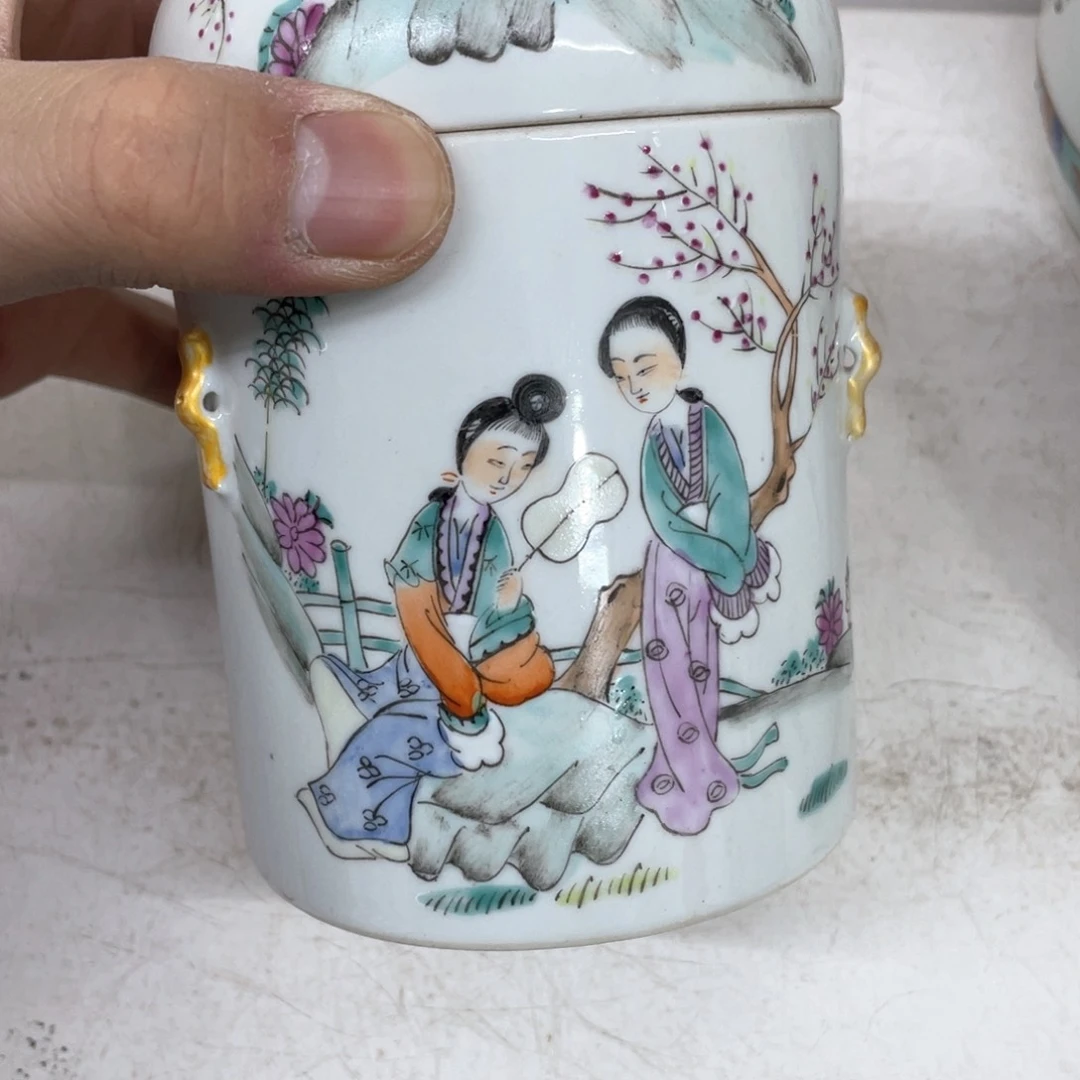 摆件蓝*祥手绘陶瓷作品欣赏