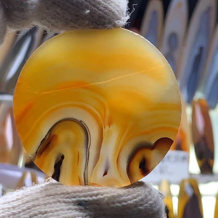 玛瑙/玉髓颈饰未镶嵌122