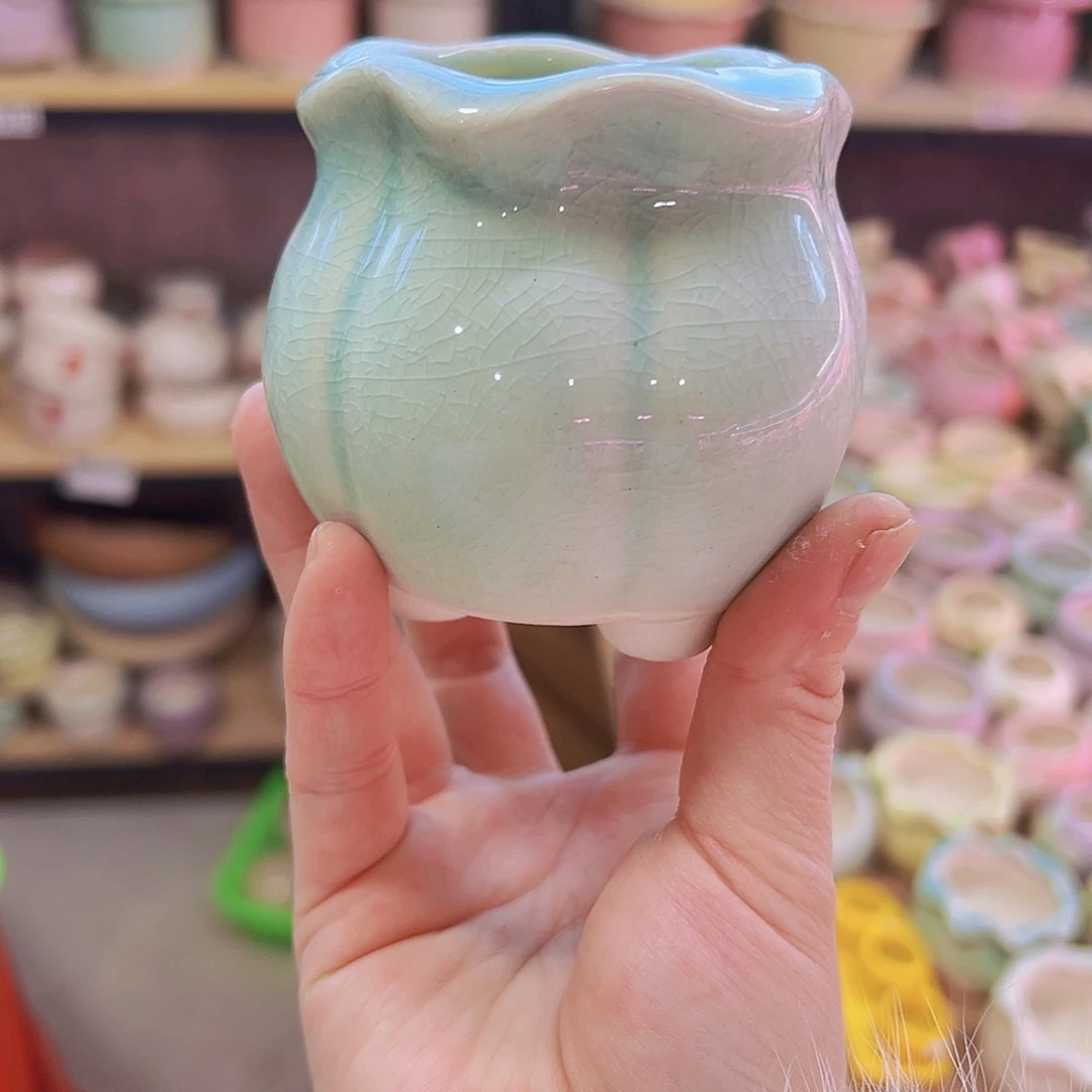 陶瓷花盆当场凑满12包邮