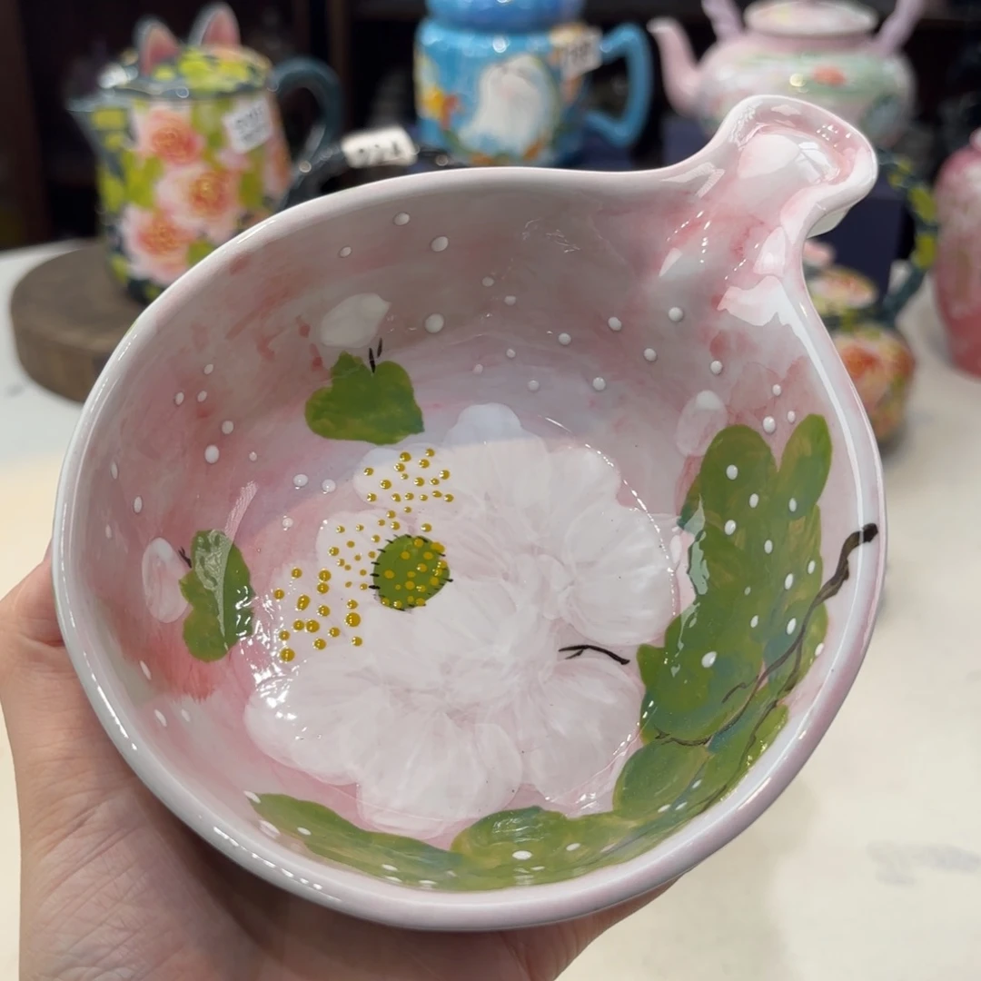 景德镇手绘高温釉下彩陶瓷茶具