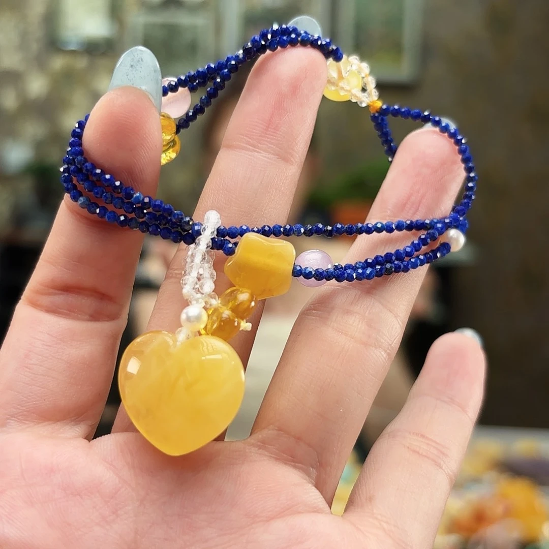 未镶嵌琥珀手链琥珀