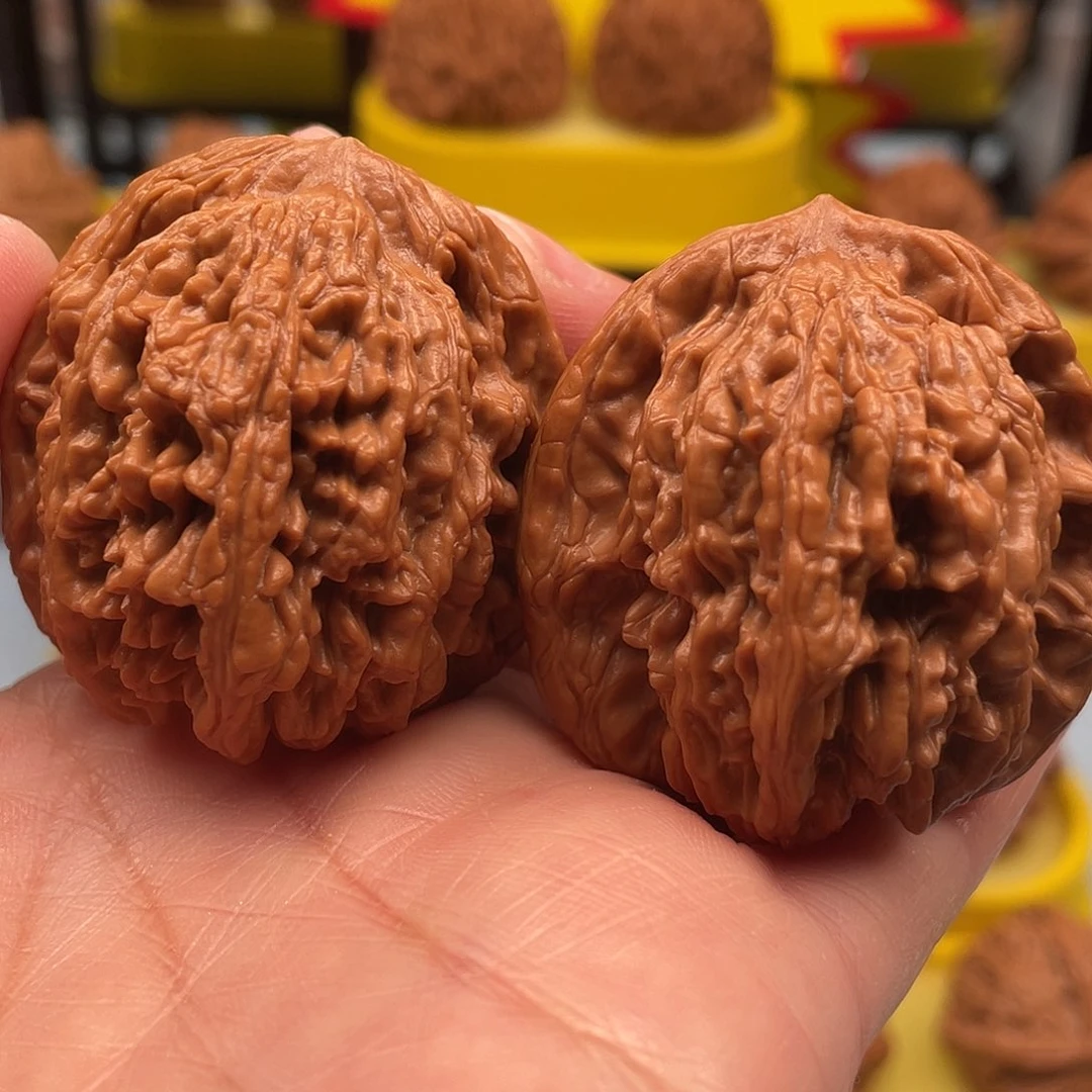 吊坠文玩核桃麦穗虎头42