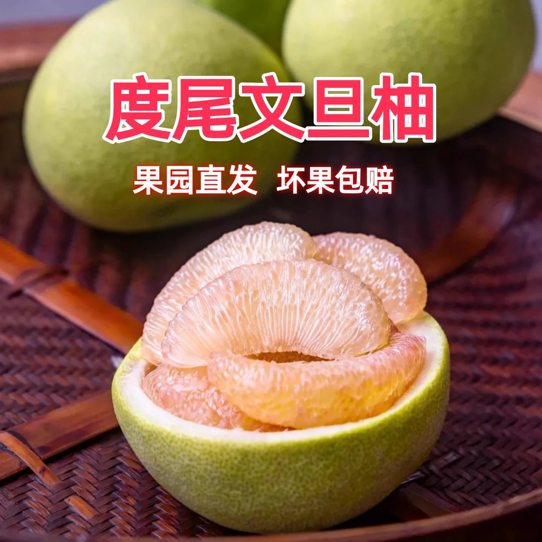 正宗度尾文旦柚老树10斤顺丰包邮当应季孕妇新鲜水果福建红心柚子