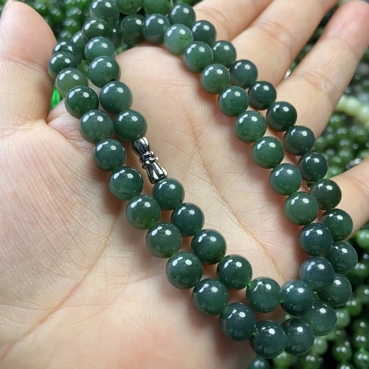 和田玉未镶嵌手链卡8