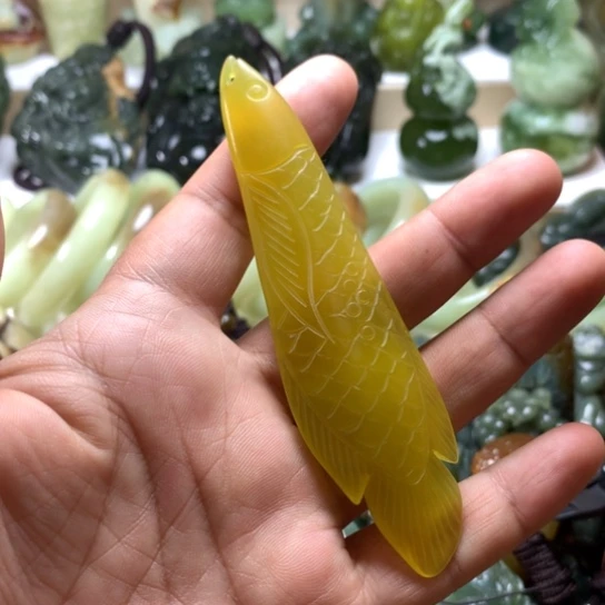 蛇纹石玉岫玉手把件未镶嵌1****歌