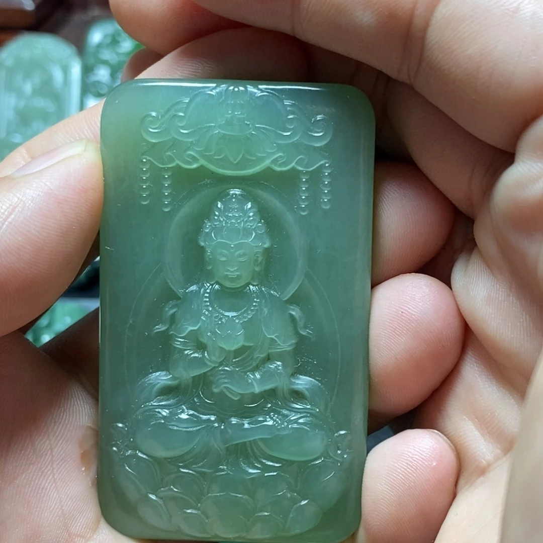 和田玉（碧玉）未镶嵌挂件