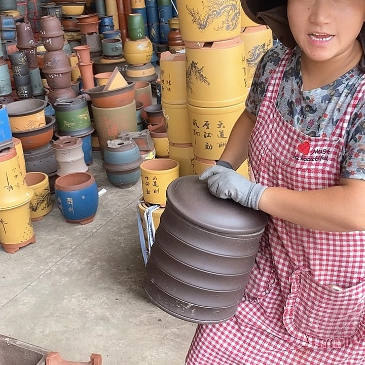 紫砂花盆紫砂花盆