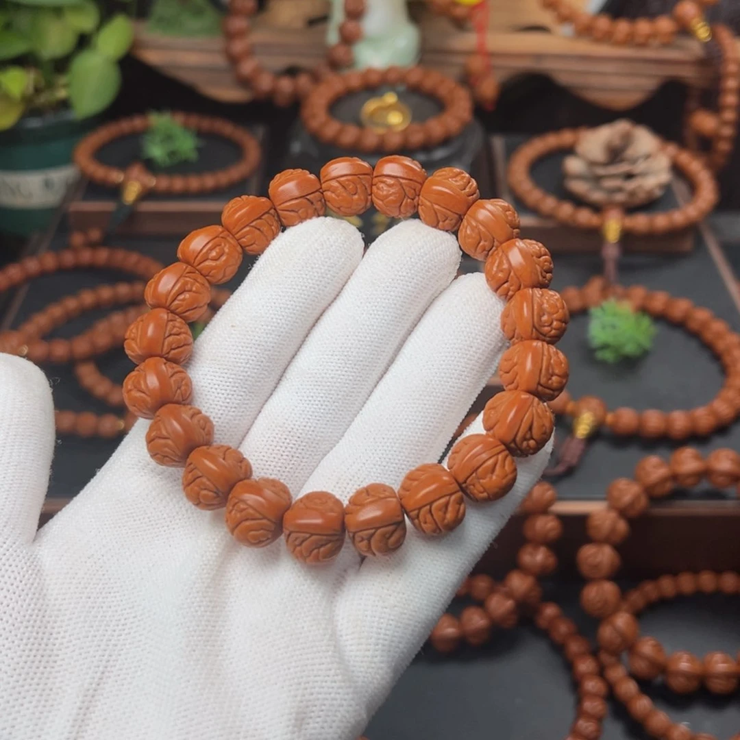 吊坠桃核荔枝手串13