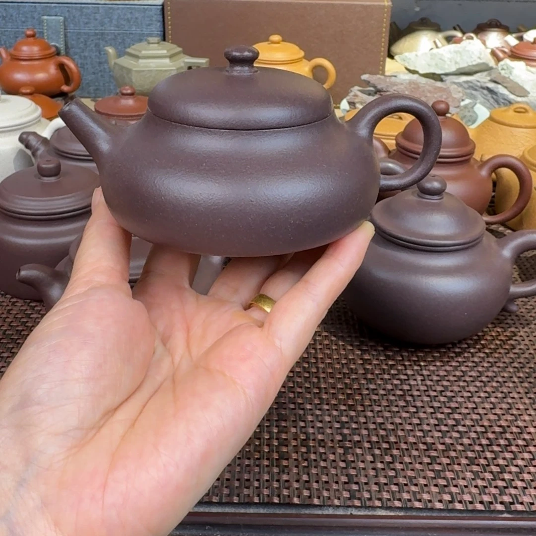 茶壶紫泥天青150毫升静乐