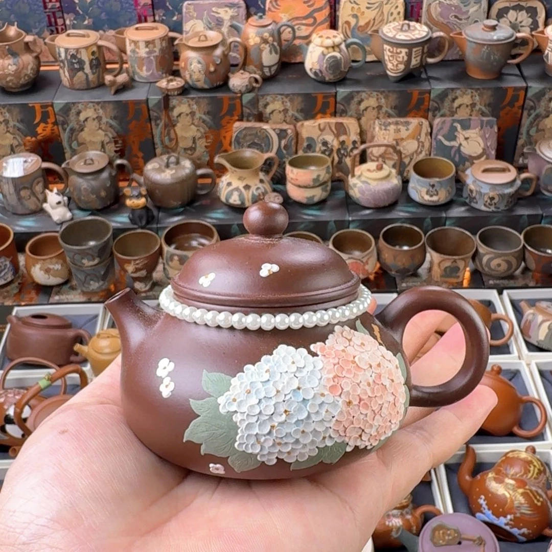 茶壶紫砂150cc原矿精工半手