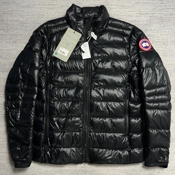 未使用 CANADA GOOSE 加拿大鹅 M 黑色Crofton轻量化立领羽绒服