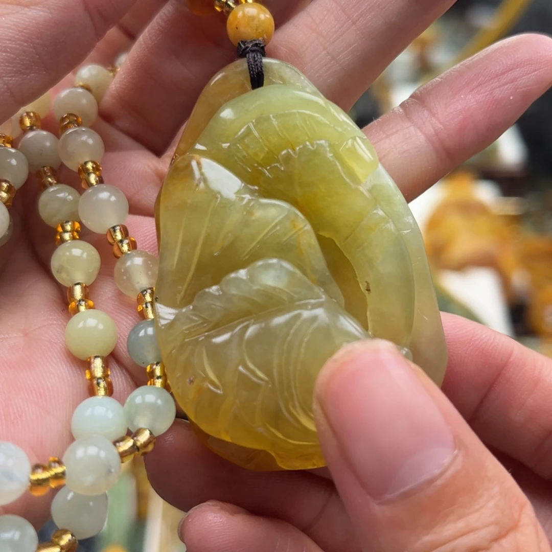 岫玉未镶嵌挂件挂件