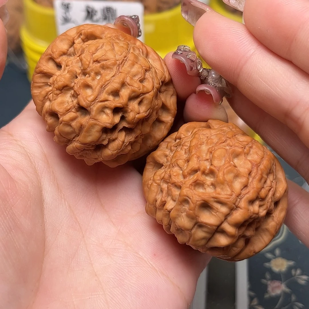 愚***人文玩核桃把件46-23833-02