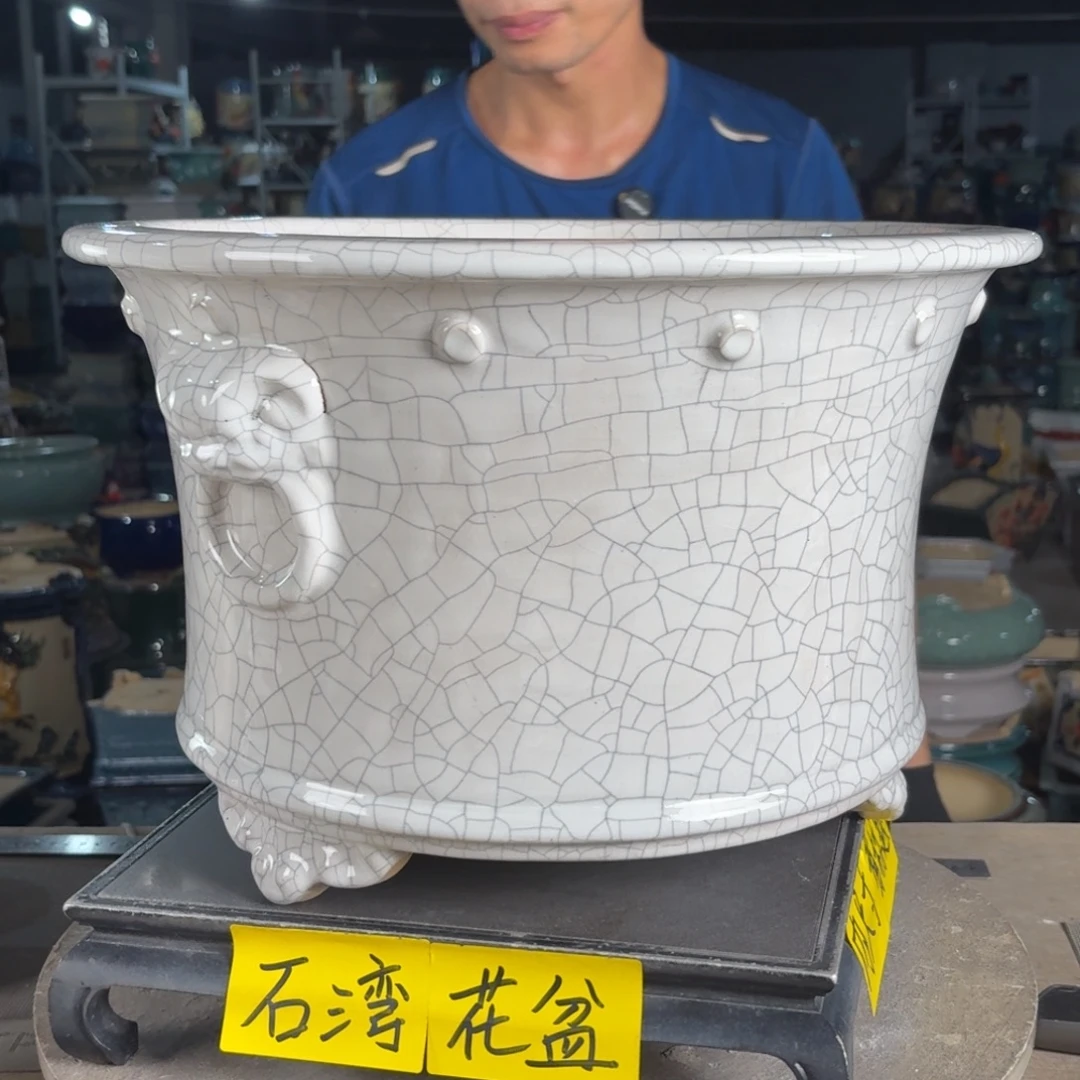 一风堂石湾花盆 内34*21