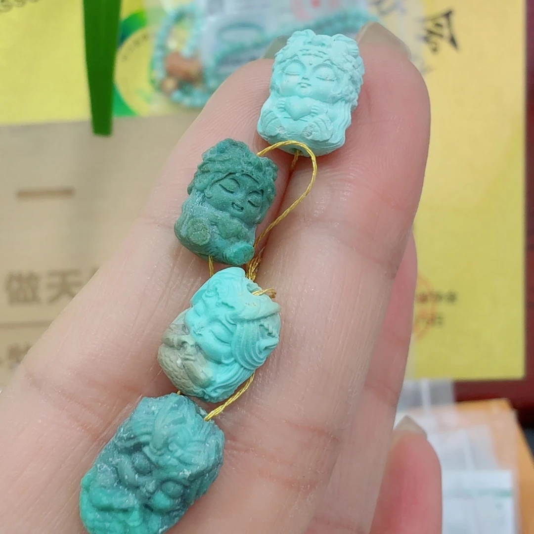 未镶嵌绿松石珠宝奇石