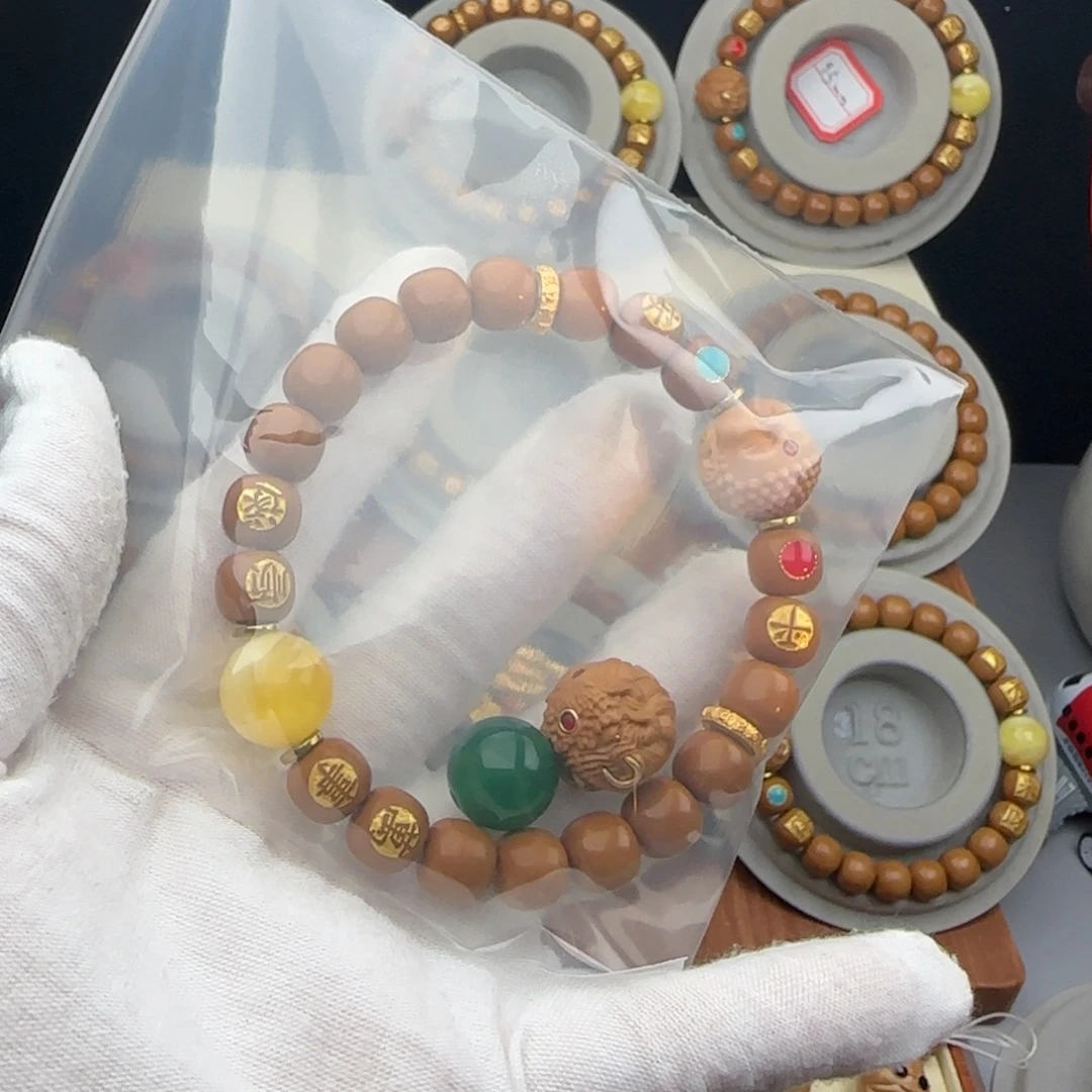 开****吊坠猴头核桃全品老型猴头手串私人订制不退货