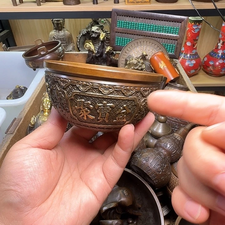 铜器办公室茶室摆件